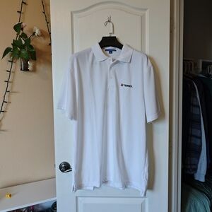 Port Authority White Polo Shirt Classic Style